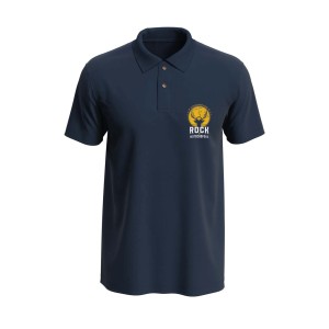 ROCK IN WOTSCHOFSKA Polo-Shirt dunkelblau