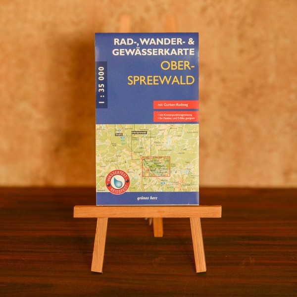Mappe Rad-, Wander- und Gewässerkarte – Oberspreewald