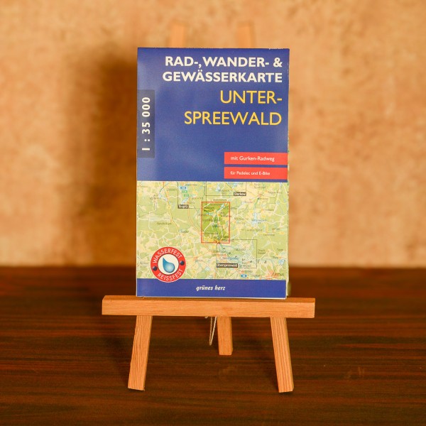 Mappe Rad-, Wander- und Gewässerkarte – Unterspreewald