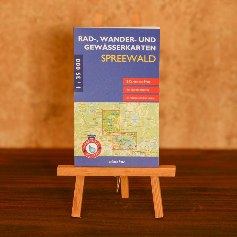 Mappe Rad-, Wander- und Gewässerkarte – Spreewald
